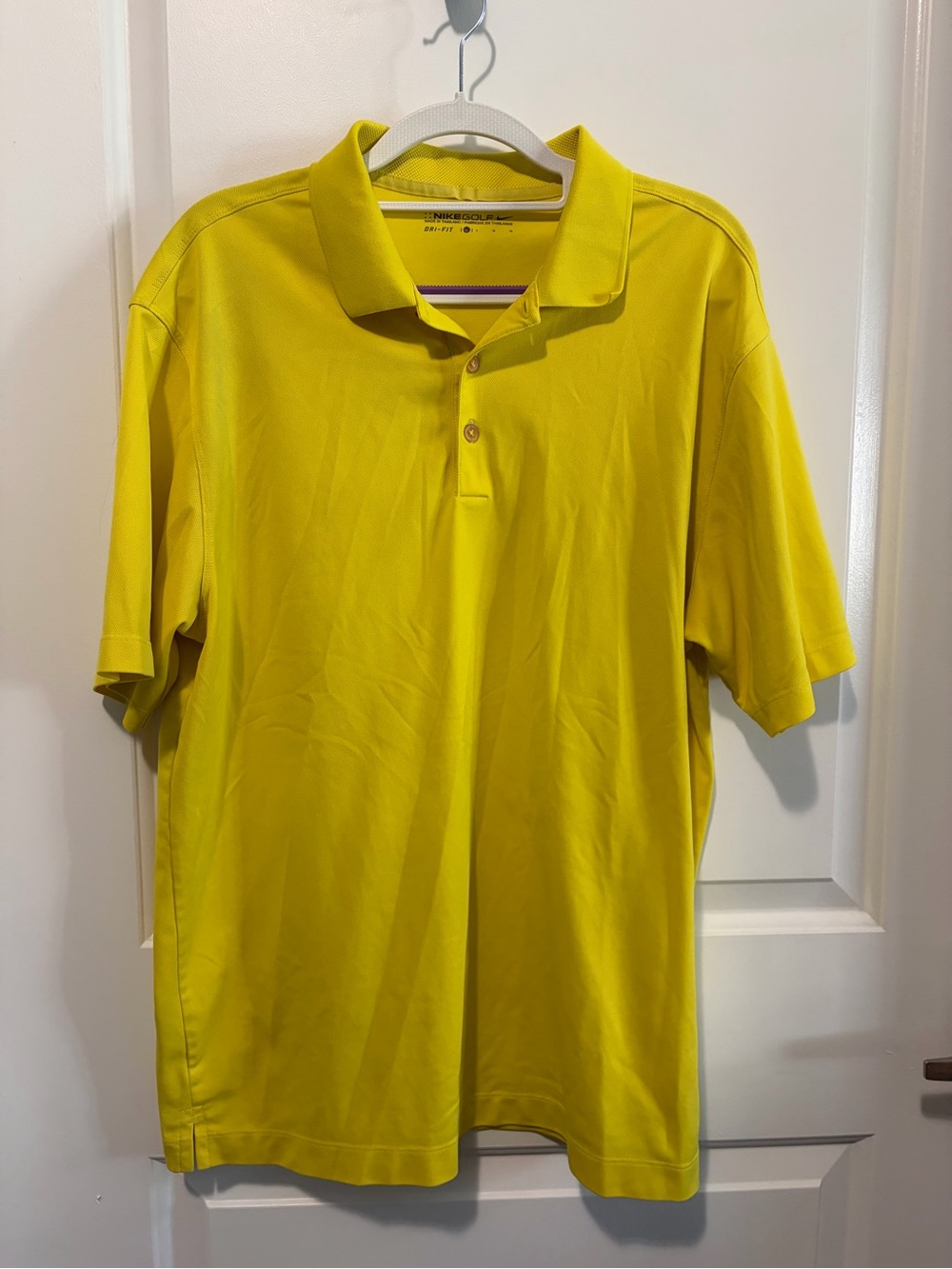 Nike Men's Bright Yellow Performance Polo